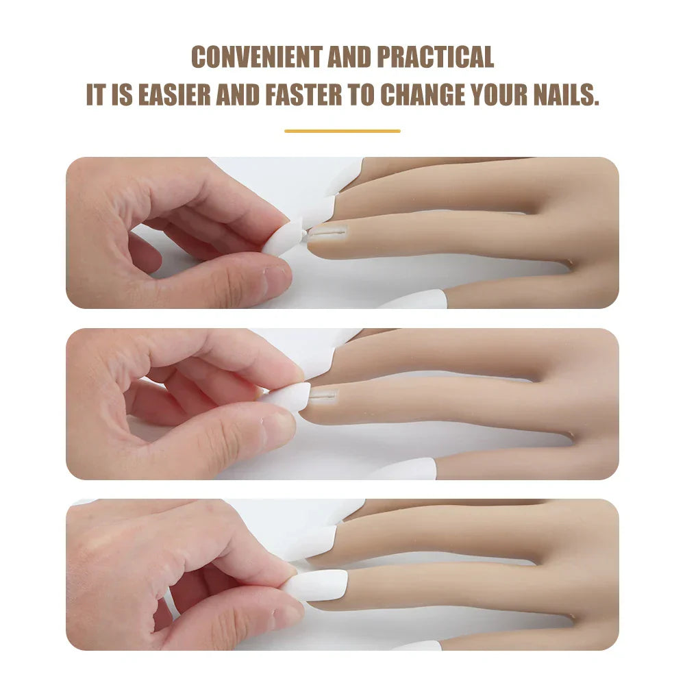 Practice Hand For Nails Silicone Nail Art Practice