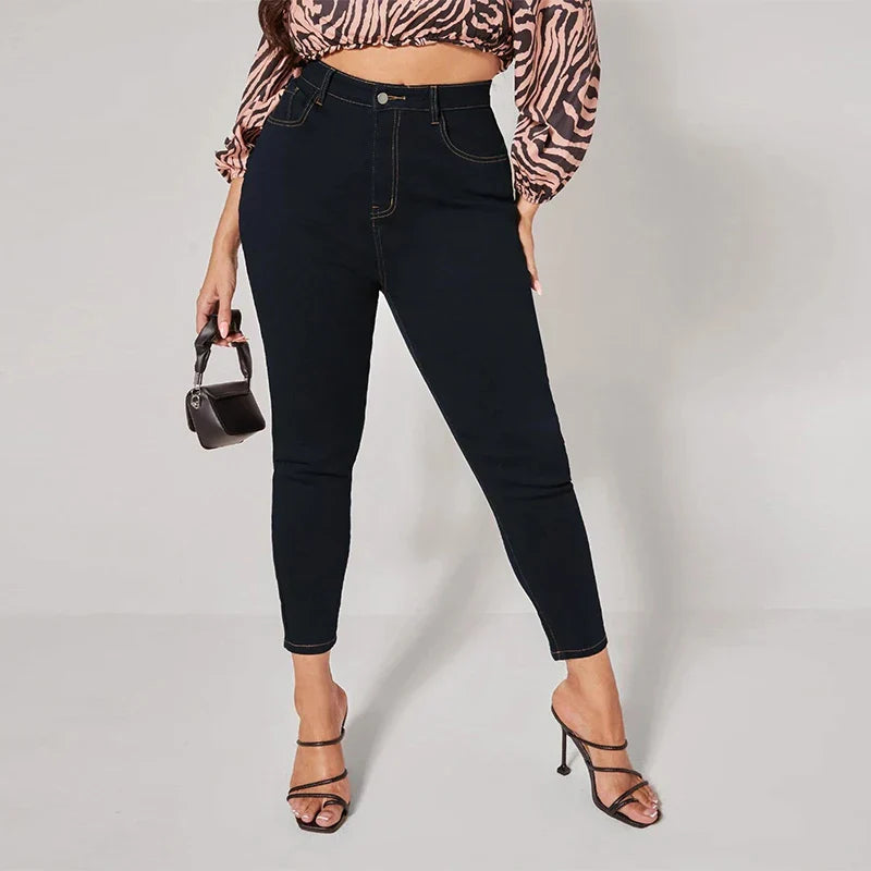 Skinny Jeans For Women High Waist Stretch Denim
