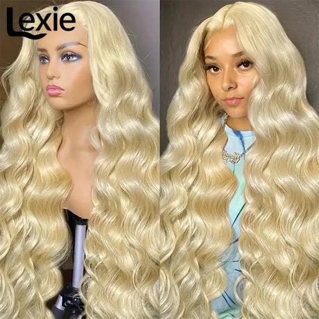 Wigs Human Hair Full Lace Frontal Wig Blonde
