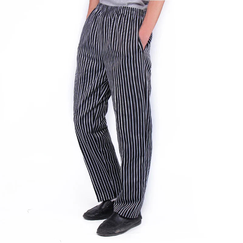Unisex Chef Uniform Hotel Restaurant Cook Pants Bbq