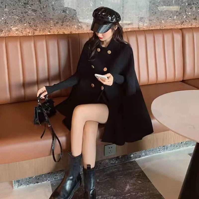 Long Blends Women New Arrival Autumn Winter Design