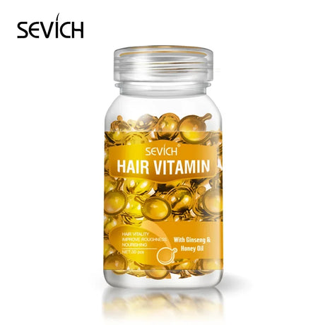 Women Hair Oil Capsule Smooth Silky Keratin Hair