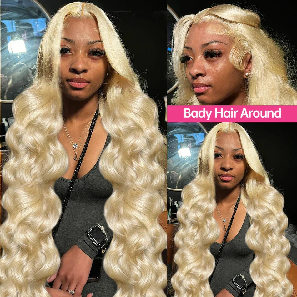 Melodie 40Inch Honey Color Body Wave 13X6 Hd