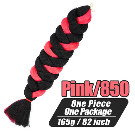 Wigundle Jumbo Braids Crochet Hair Extensions Synthetic Braiding