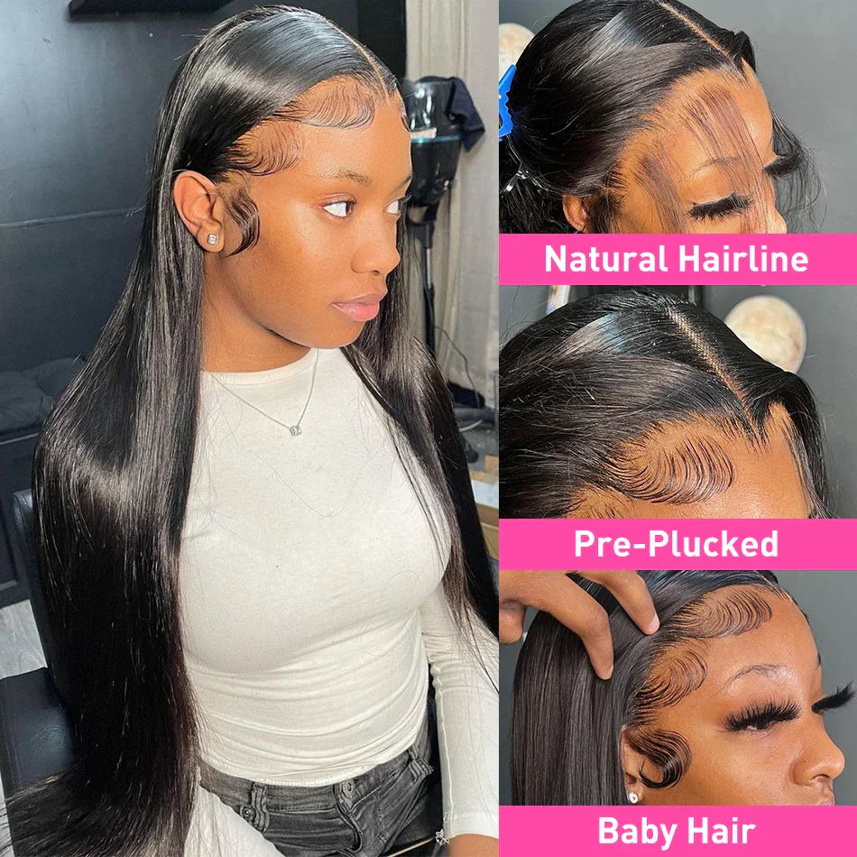 Transparent Lace Frontal Wig 4X4 Lace Closure Wig