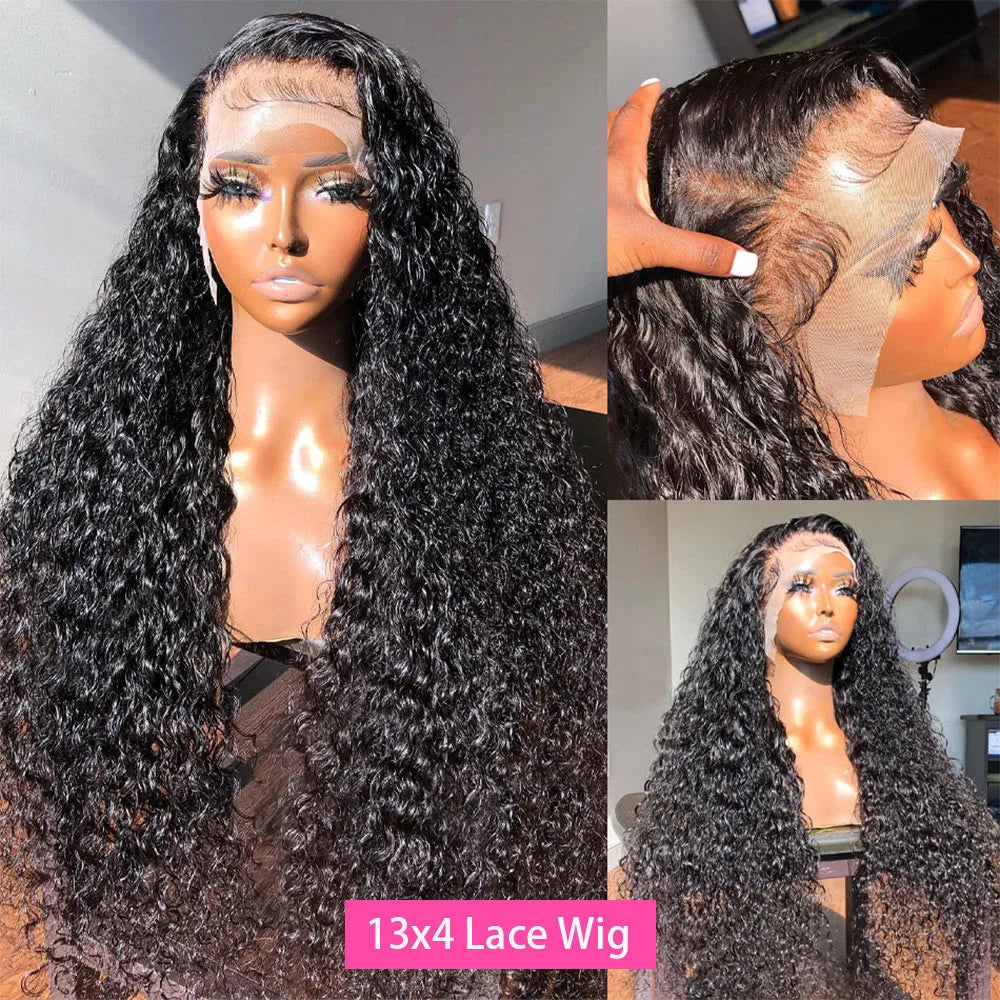 Deep Wave Frontal Wig 13X4 13X6 Hd Lace