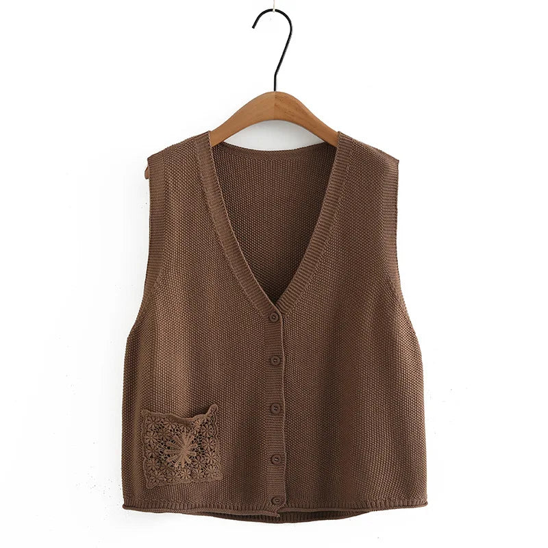 Womens Autumn Winter Cardigan Sweaters Casual Clothing V-Neck