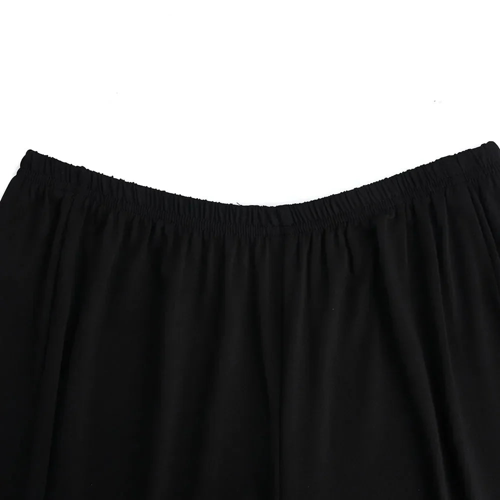 Womens Lace Leggings / Cropped Pants Trim Stretchy