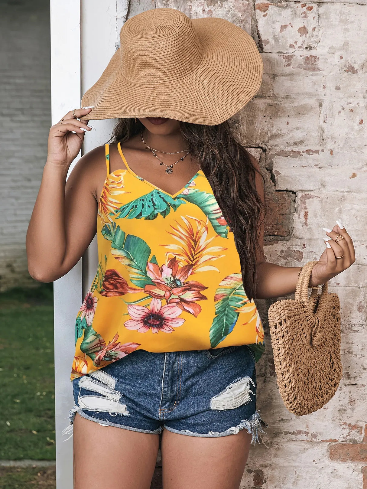 Finjani Women Cami Top All Over Print Tank