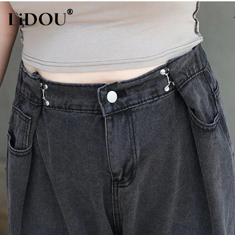 Spring Autumn New Fashion Generous Straight Pants Pants