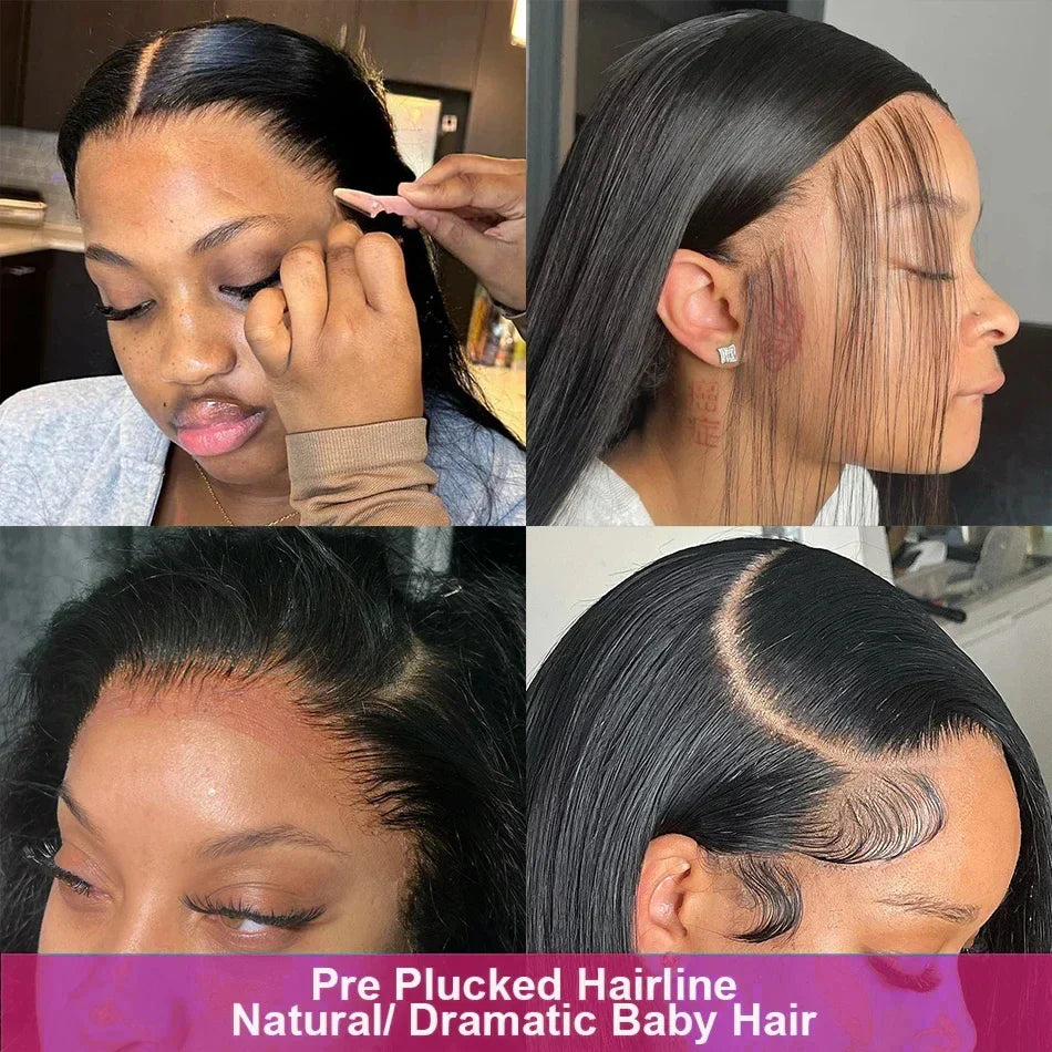 Straight Lace Front Wigs Glueless 13X4 Lace Front