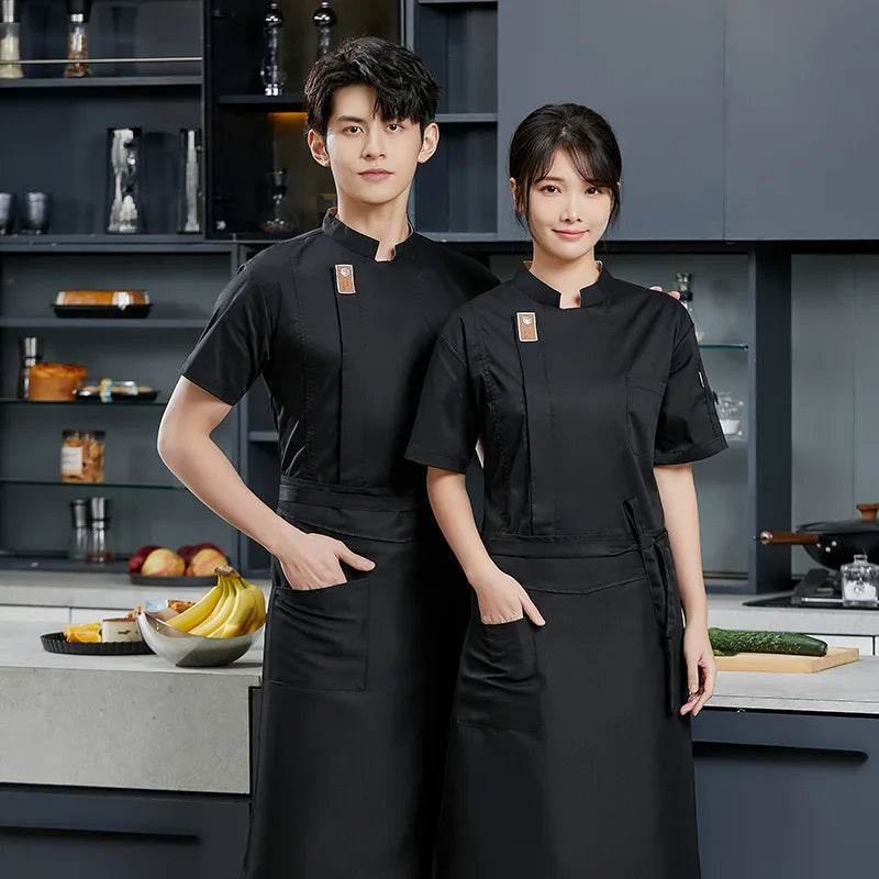 Chef Uniform Work Uniform Men' Customized Name Print