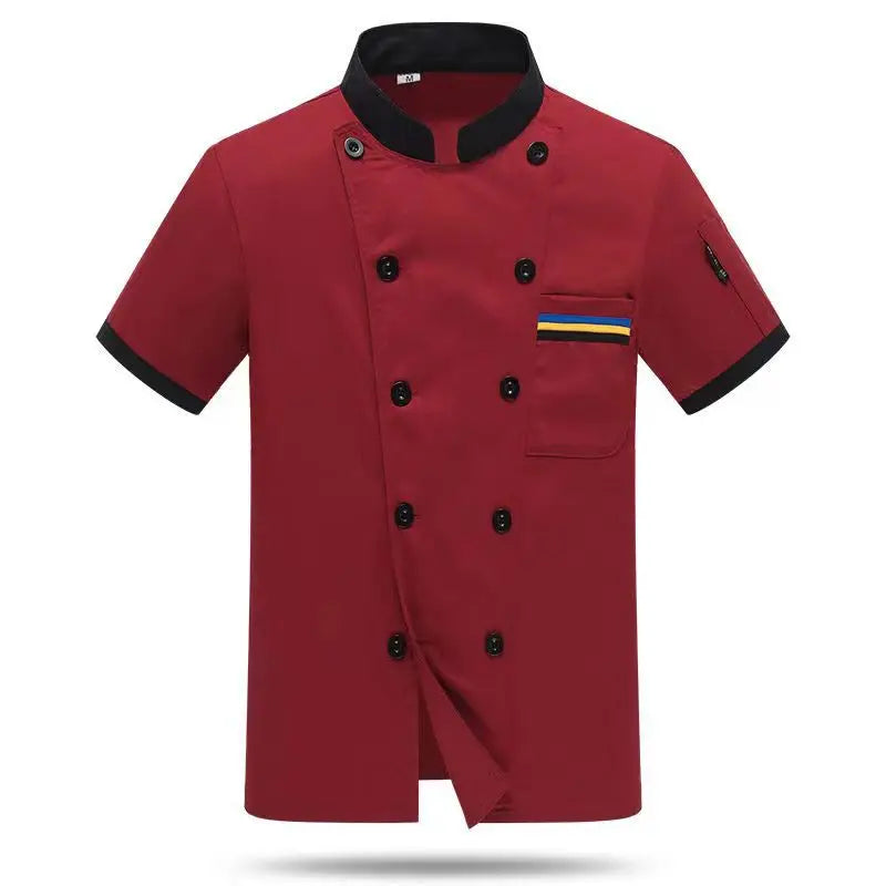 Professional Short Sleeve Chef Jacket For Food Service