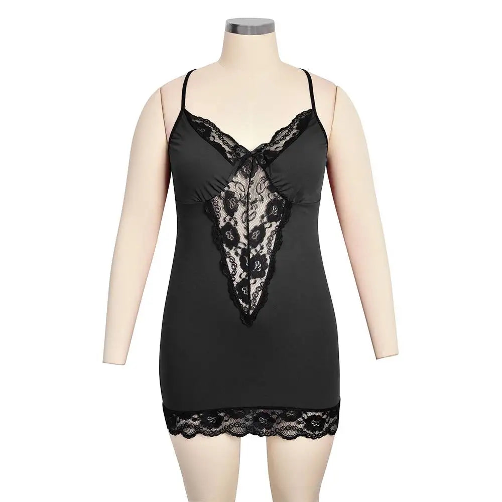 Sexy Club Basis Dress For Women Size Lace