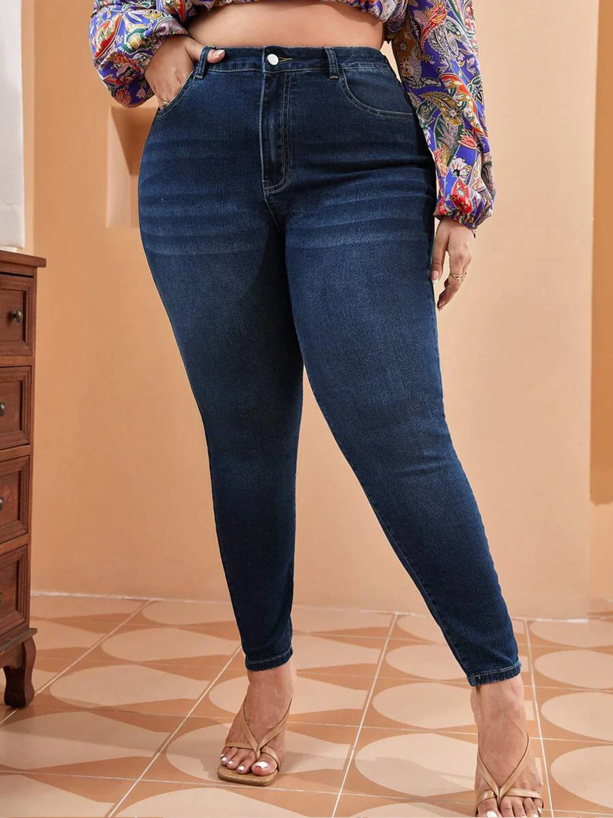 Skinny Jeans For Women High Waist Stretch Denim