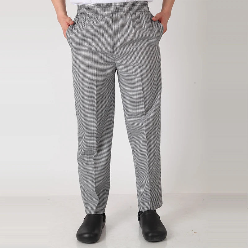 Unisex Chef Uniform Hotel Restaurant Cook Pants Bbq