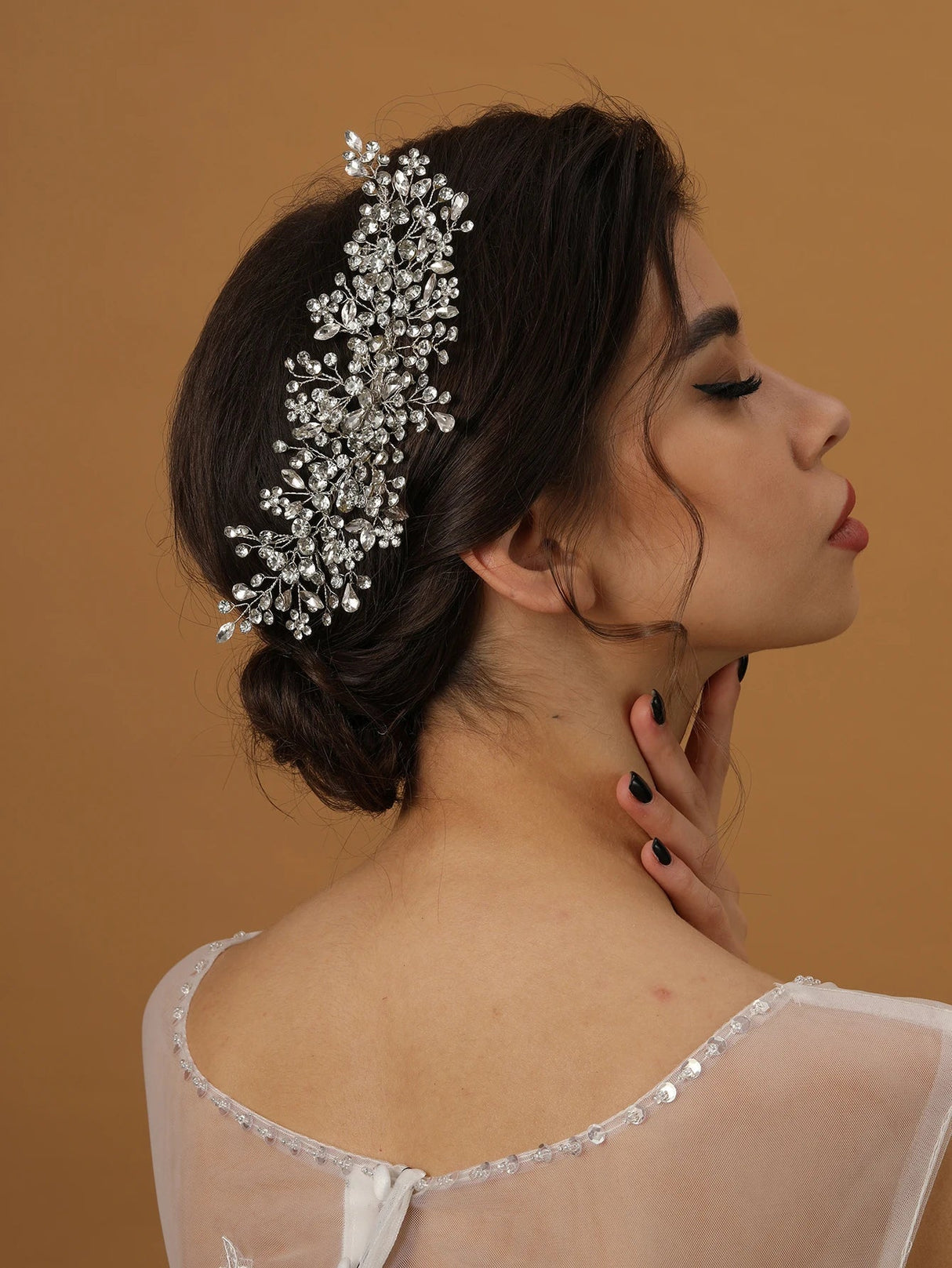 New Popular Handmade Hair Comb Crystal Bridal Headdress