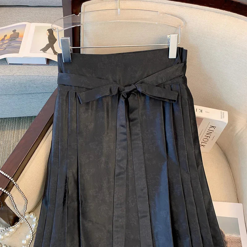 Women' Skirts Loose Autumn Winter Chinese Style Horse