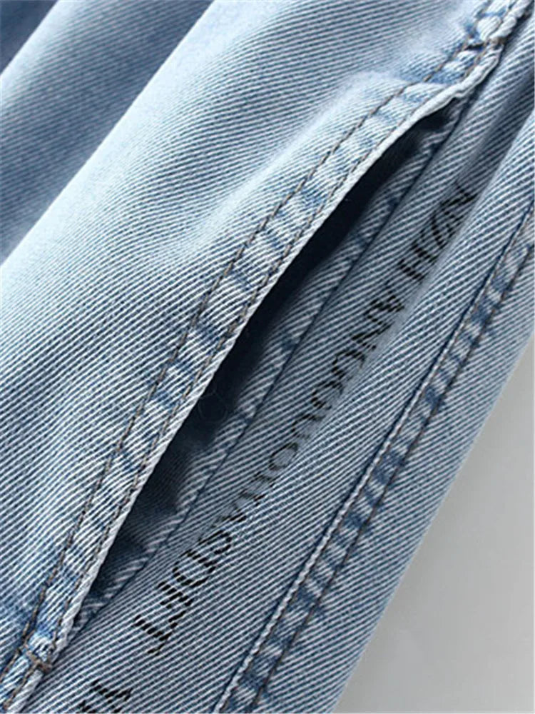Women' Jeans Elastic Waist High Waist Stretch Spring
