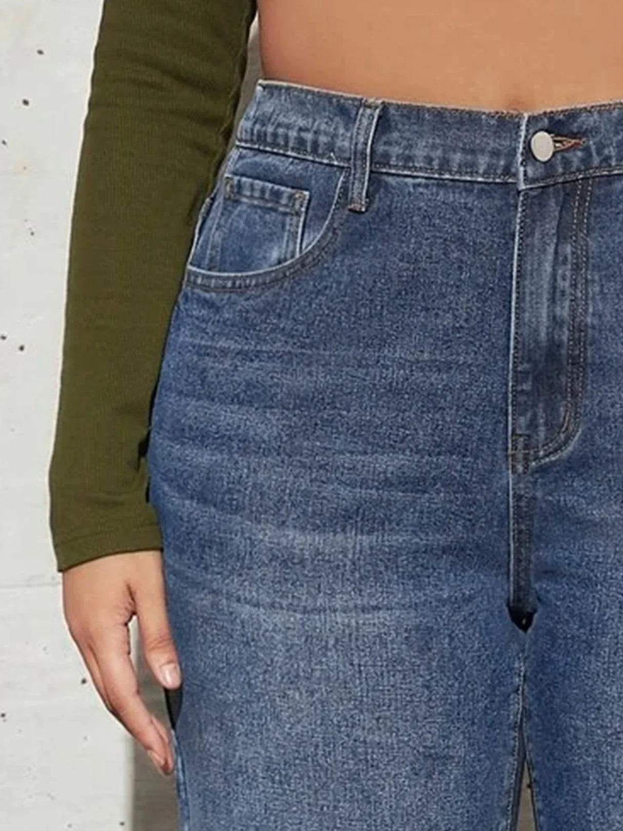 Washing Jeans For Women Harem Jeans Stretchy Loose