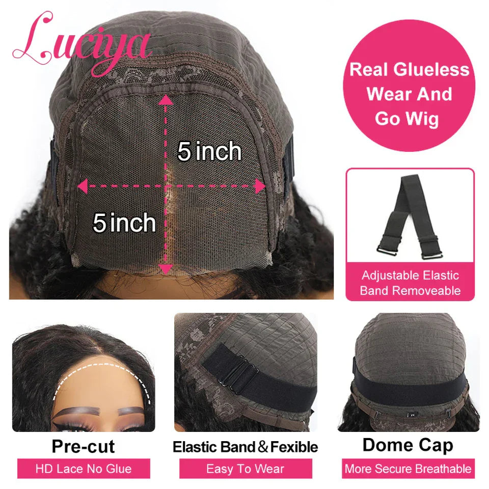Wear And Go Glueless Wigs Pre Cut No