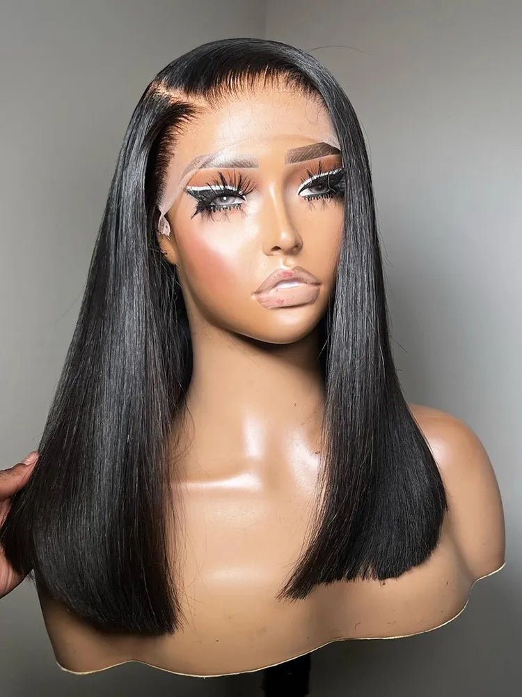 Lace Front Human Hair Wig Transparent Lace