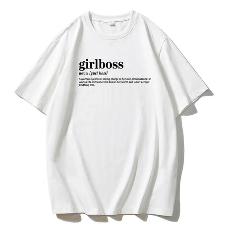 Blessyuki Summer Cotton T-Shirts Women Soft O-Neck Letter