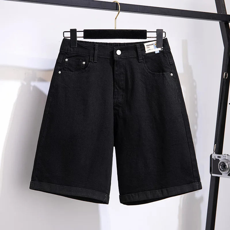 Women' Five-Point Denim Shorts Hip Summer High-Waist