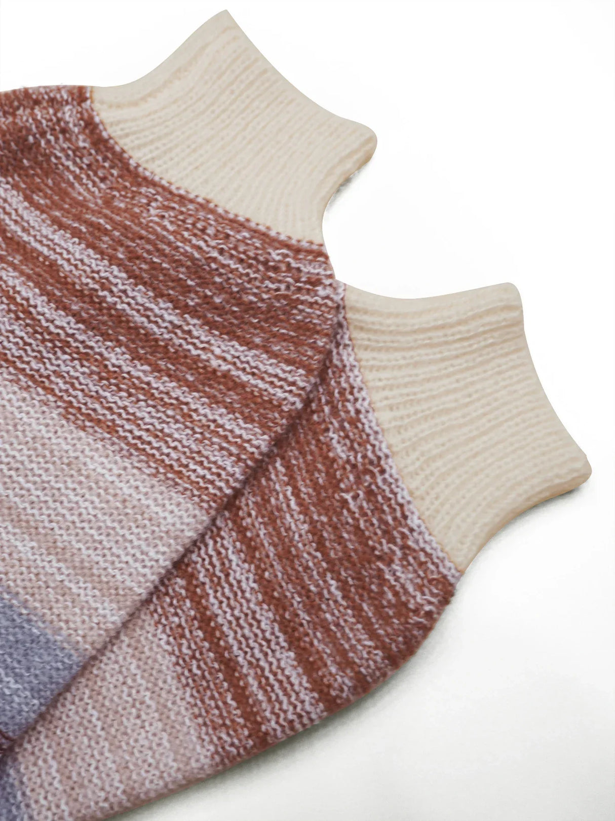 New Casual Sweater, Women' Colorblock Long Sleeve Round