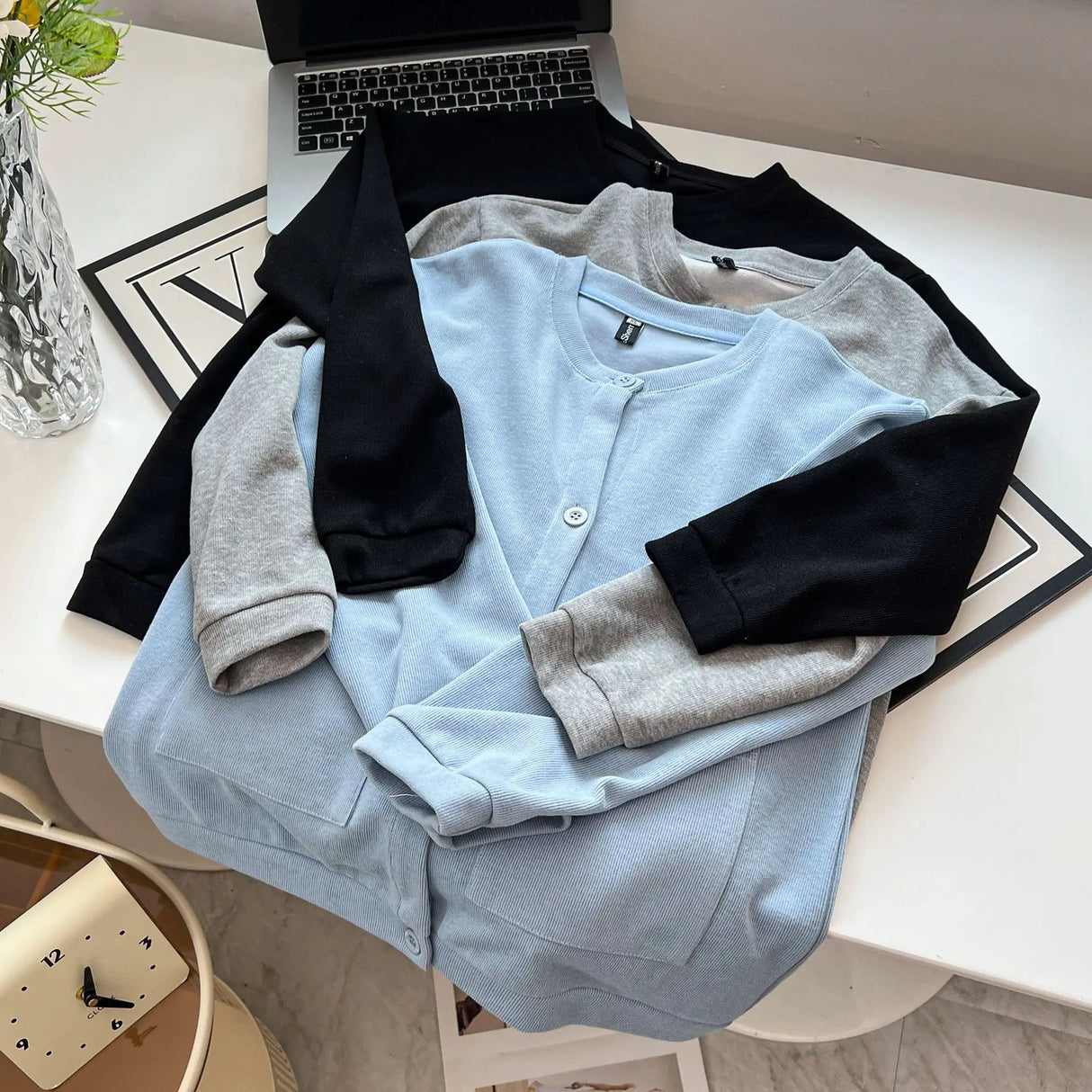 Womens Jacket Autumn Casual Clothing Fashion Solid Color