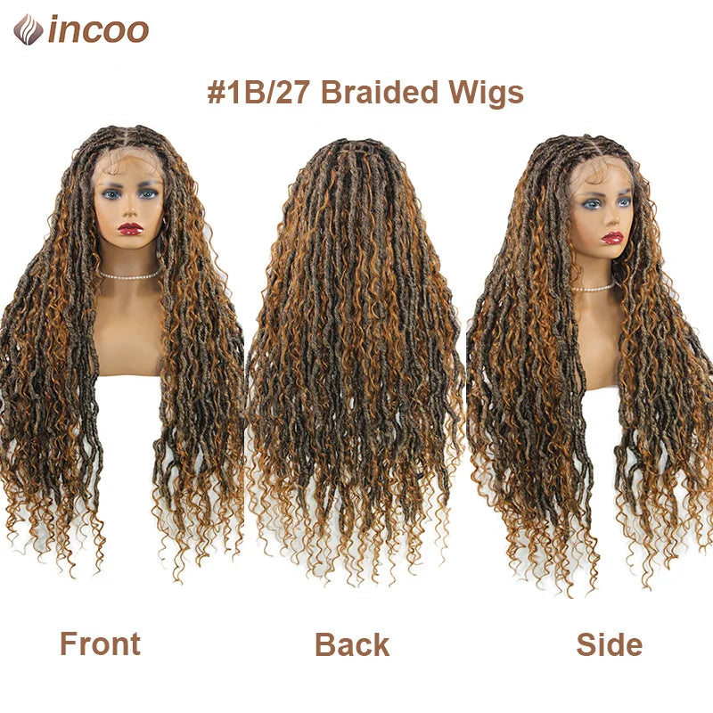 Butterfly Loc Full Lace Front Braided Wig