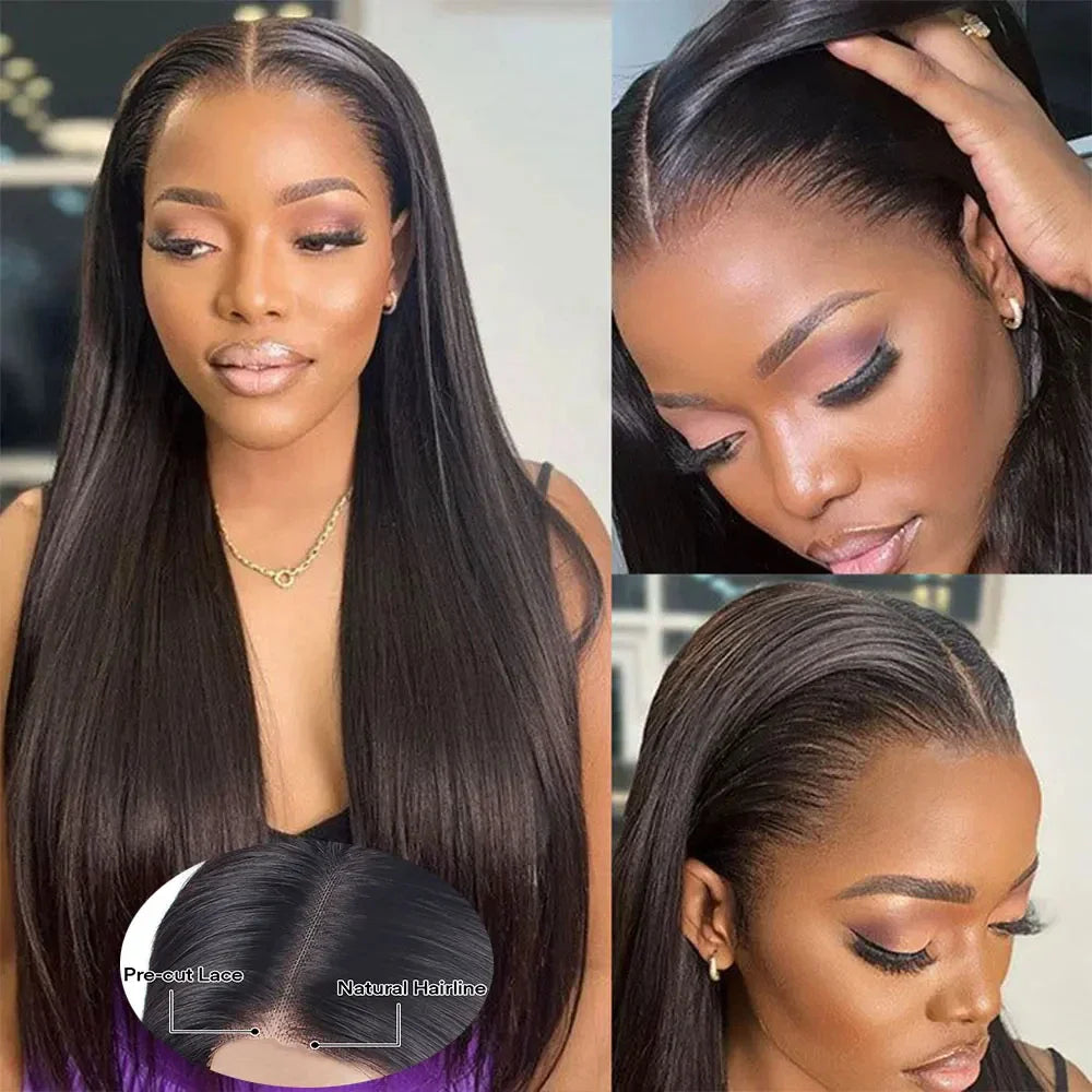 Upgraded 4X4 5X5 Closure Wigs For Women Wear