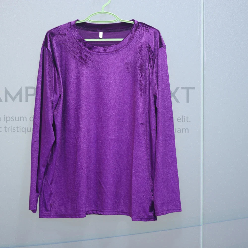 Spring Long Sleeve Loose Early Autumn T-Shirt Women