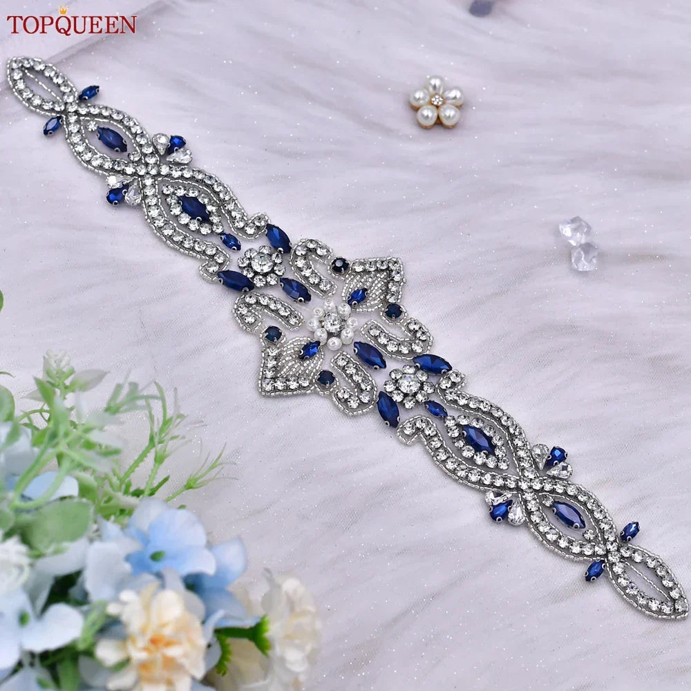 Topqueen Formal Occasion Woman Belt Diamond Handmade Belt