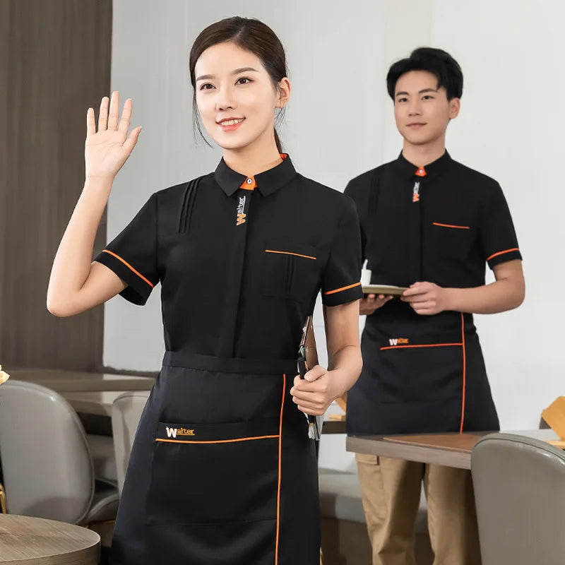 Milk Tea Shop Work Clothes Summer Catering Restaurant