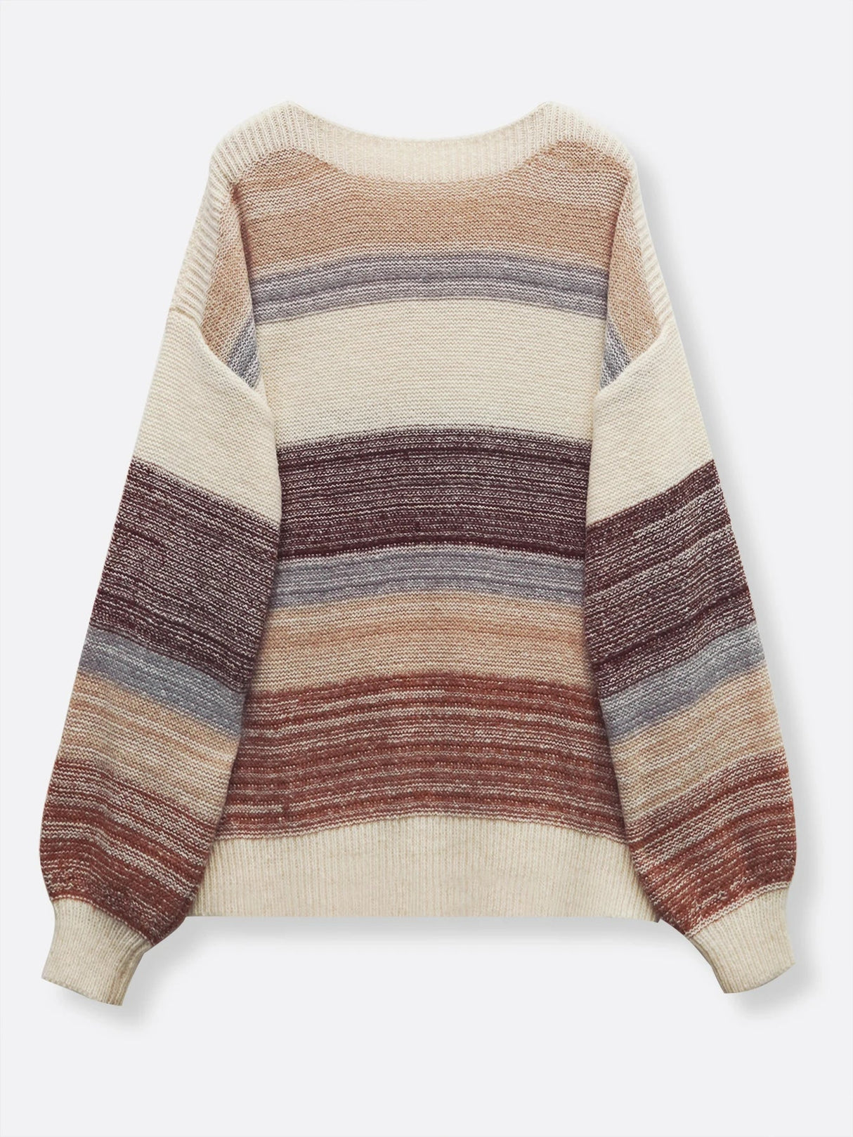 New Casual Sweater, Women' Colorblock Long Sleeve Round