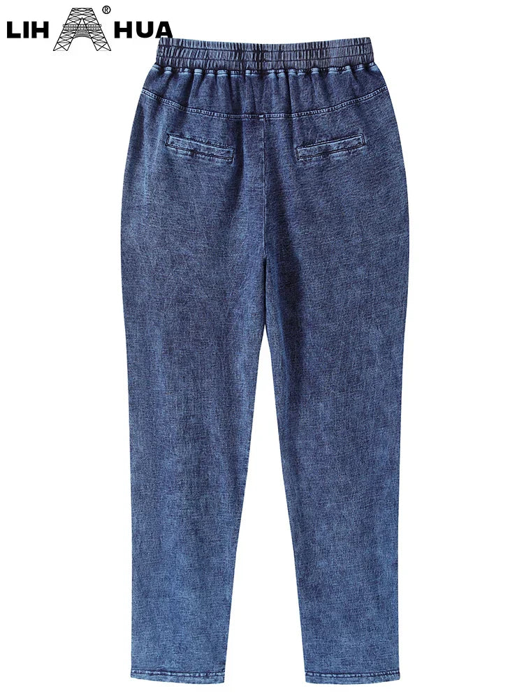 Lih Hua Women' Jeans Autumn Chic Elegant Jeans