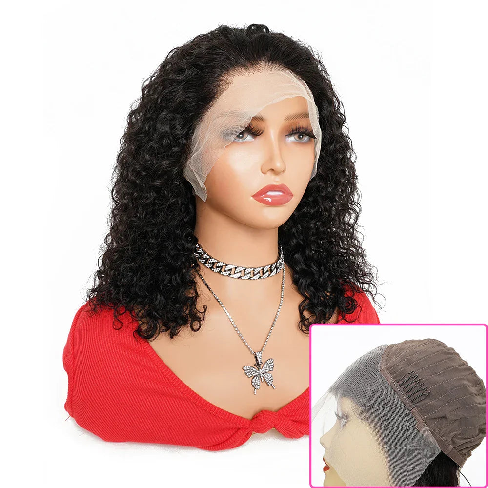 Lace Frontal Wig Human Hair Water Wave