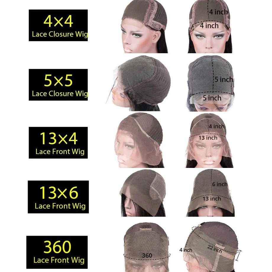 Deep Wave Frontal Wig 13X4 13X6 Hd Lace