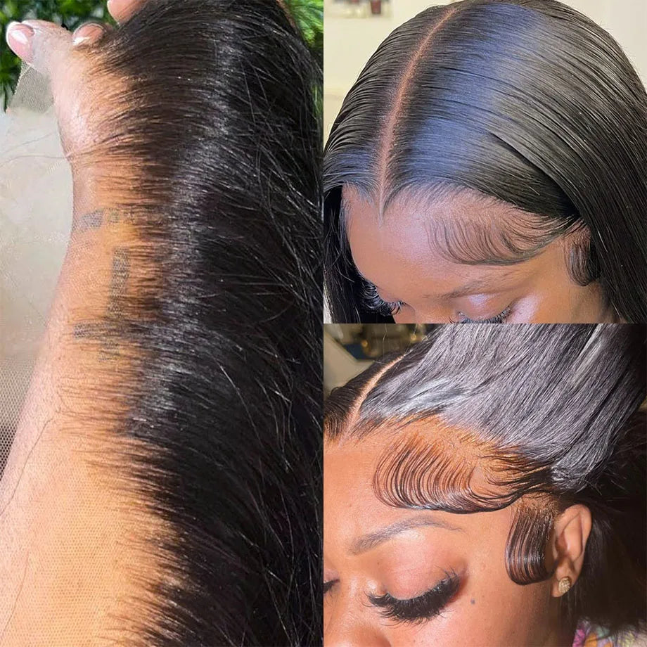 Transparent Lace Frontal Wig 4X4 Lace Closure Wig