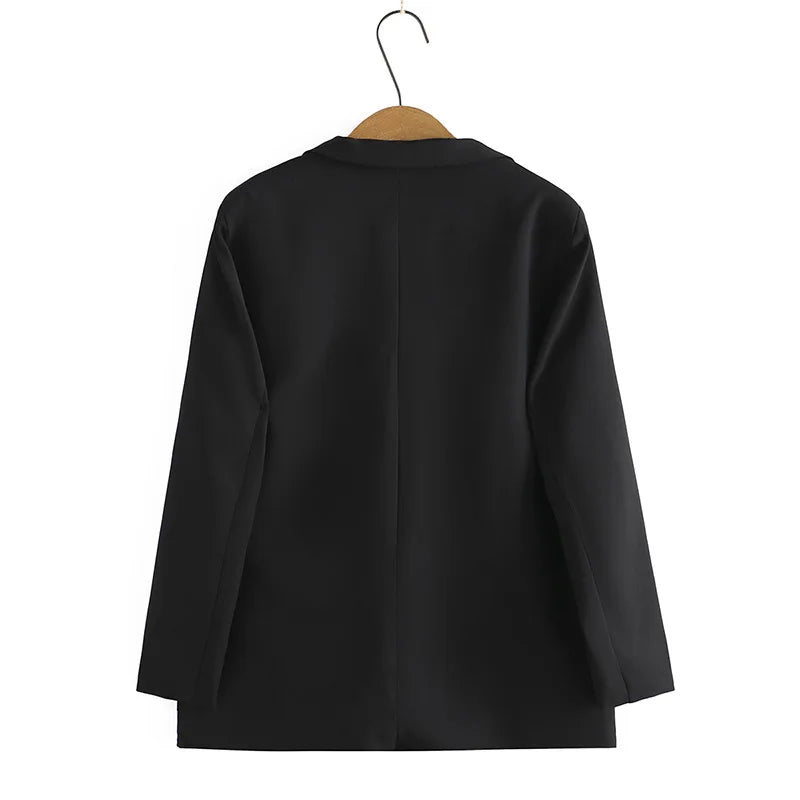 4Xl Blazer Women Clothing Loose Tailored Collar Long