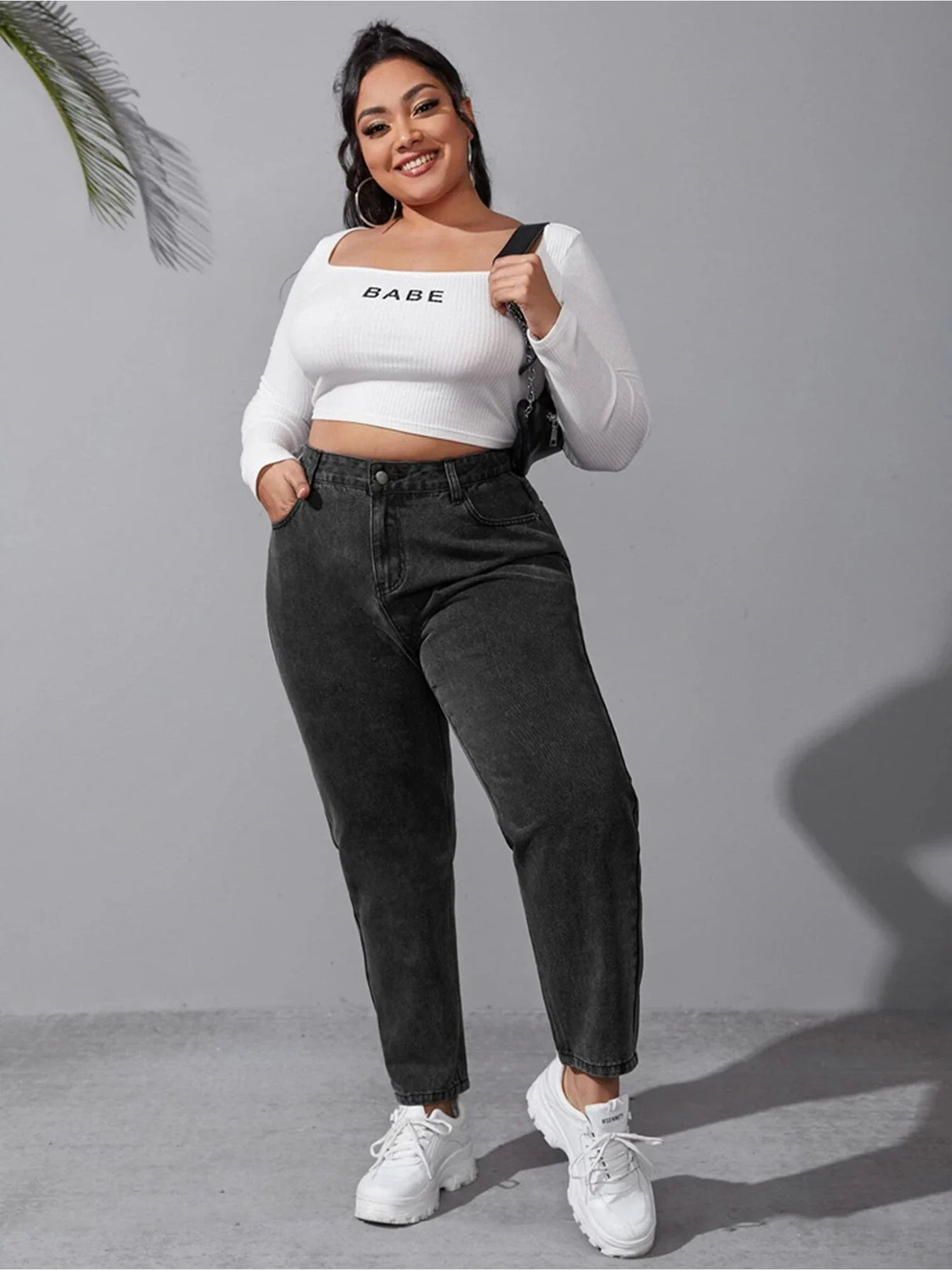 Women Autumn Washing Loose Stretchy Pant 5Xl 6Xl