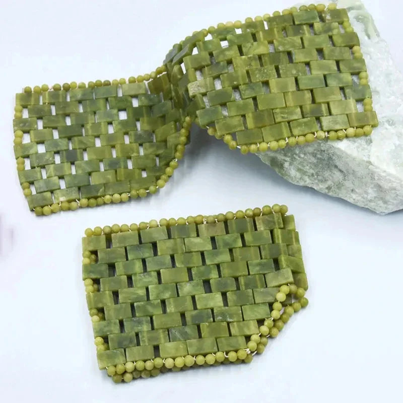 Natural Cooling Jade Eye Mask Facial Pain
