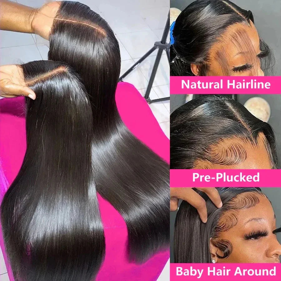 Upgraded 4X4 5X5 Closure Wigs For Women Wear