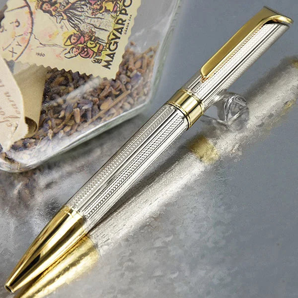 Mbs Luxury Christmas Gift Ballpoint Pen Metal Grid
