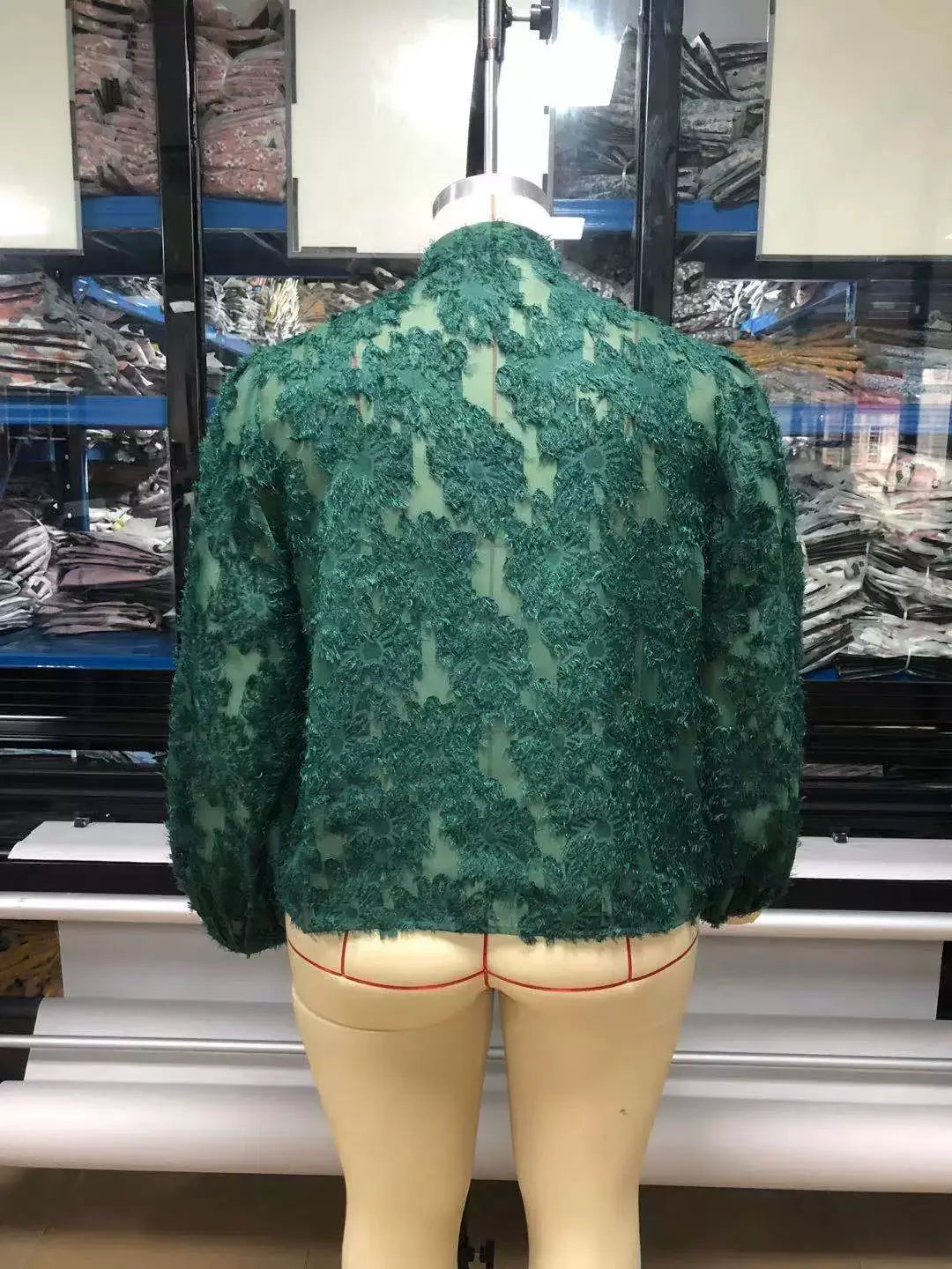 Women' Blouse Elegant Tied Bow Tops Fashion Long