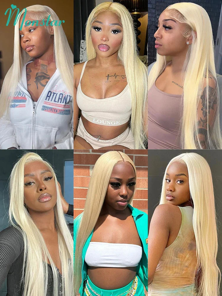 Monstar Blonde Straight Hair Bundles Brazilian Remy