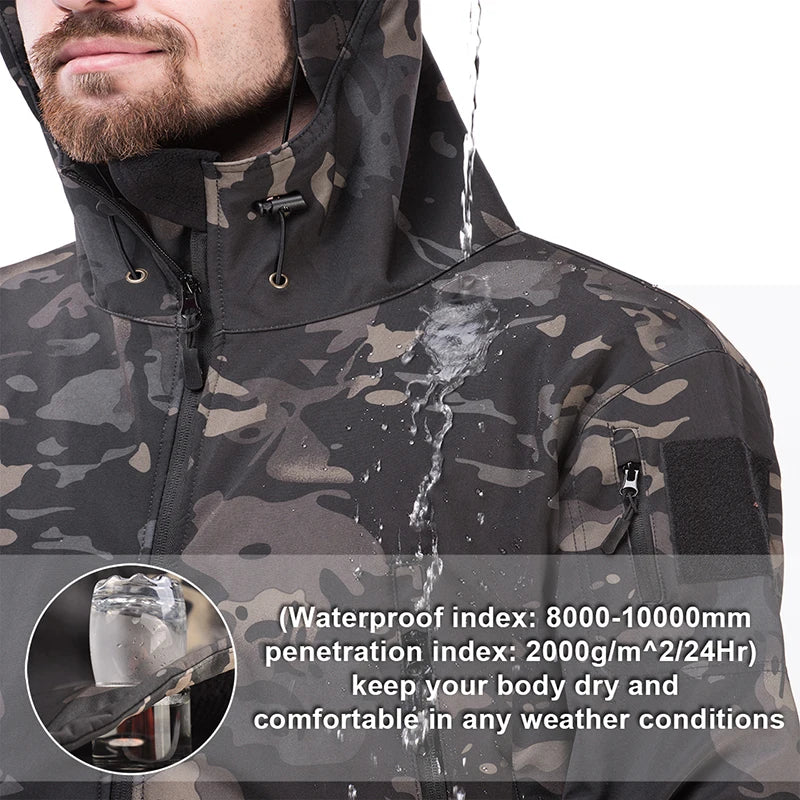Military Uniform Fleece Russian Camo Tactical Assult Combat