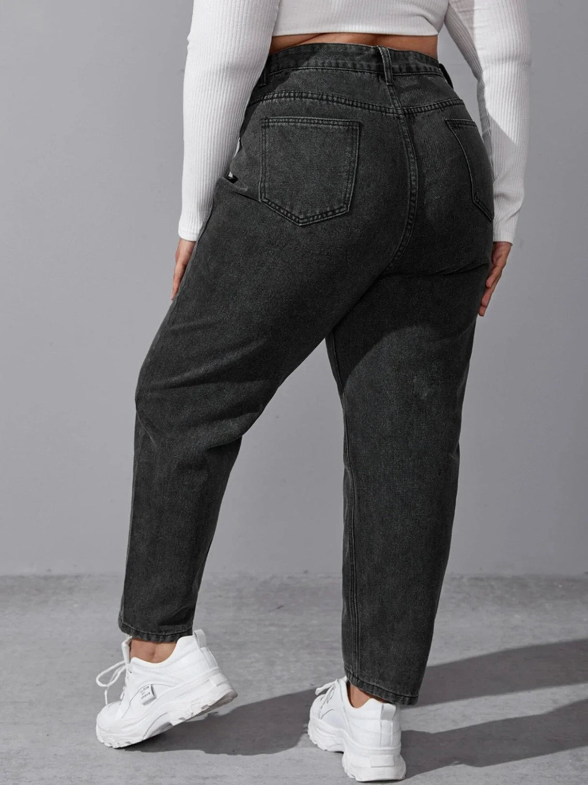 Women Autumn Washing Loose Stretchy Pant 5Xl 6Xl