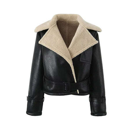 Winter Autumn Streetwear New Women'S Sheepskin Lamb Fur